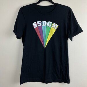 My Favorite Murder Retro ‘SSDGM’ T-Shirt Black Bella Canva Short Sleeved Size M